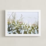 "In the Soft Grass" - Art Print in Soft Grass Green by Emma Ballou - Framed