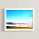 "Abstractscape20" - Art Print in multi-colored by NSMARK - Framed