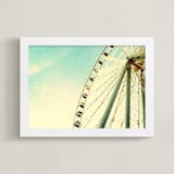 "Dizzy" - Art Print in aqua by Courtney Crane - Framed