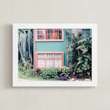 "La Casita" - Art Print in Tropical Green by Kaitlin Rebesco - Framed