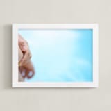 "Scenes from Eilat 2018, 46" - Art Print in Pool Turquoise by Tal Paz-Fridman - Framed