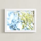 "Breezy afternoon" - Art Print in Blue-green by NSMARK - Framed