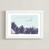 "Your Adventure" - Art Print in pewter by Eric Ransom - Framed
