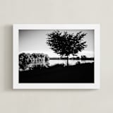"Riverradiate Two B/W" - Art Print in Black by Jeff Preuss - Framed