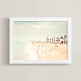 "Endless Summer I Newport" - Art Print in Sea Mist by Shawna Urban - Framed