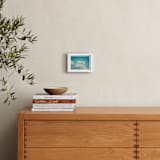 "Fly With Me I" - Art Print in Sky Blue by Erin Beutel - In a Room