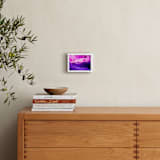 "Sky Pilot IR" - Art Print in Magenta Glow by Jeff Preuss - In a Room