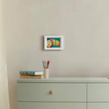 "Here's Looking At You" - Art Print in Toucan Teal by Noonday Design - In a Room