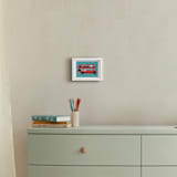 "London Travel Dogs" - Art Print in Sea by Jenna Holcomb - In a Room
