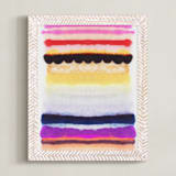"Behind The Veil 2" - Art Print in Vibrant Cherry by HAPI ART - Framed
