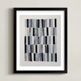 "tonality III" - Art Print in Slate by Sara Hicks Malone - Framed