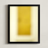 "Ode to Rothko I" - Art Print in Ochre by koshi - Framed