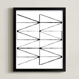 "visionary 2" - Art Print in deep black by trbdesign - Framed