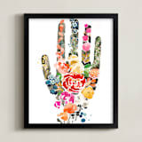 "Healer" - Art Print in Scarlet by Betty Hatchett - Framed