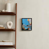 "Summer Reflection ll" - Art Print in summer blue by Kristiina Almy - In a Room