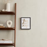 "Magical" - Custom Foil Print in Gold by AK Graphics - In a Room