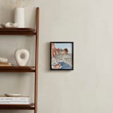 "Afternoon Coffee" - Art Print in Coffee Brown by studio SYLVO - In a Room