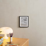 "Hand Painted Chevron" - Personalized Foil-Pressed Art Print in Gold by Aspacia Kusulas - In a Room