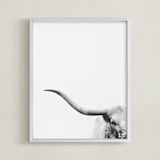 "Brandir" - Art Print in Charcoal by Amy Carroll - Framed