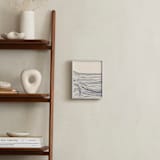 "Rolling Waves II" - Art Print in Deep Ocean by Jayne Alfieri - In a Room