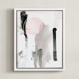 "Son" - Art Print in Noir by Lori Wemple - Framed Canvas