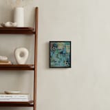 "It's A Blue Day" - Art Print in Turquoise by Pamela Tucker Herz - In a Room