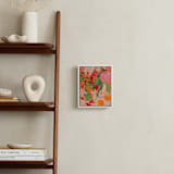 "Orange Flirt" - Art Print in Orange by Lynne Millar - In a Room