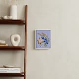 "Winifred" - Art Print in lavender-periwinkle by Peggy Dean - In a Room