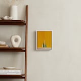 "Emerging" - Art Print in Orange Yellow by Jennifer Spencer - In a Room
