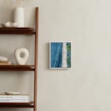 "Indigo Sea" - Art Print in Indigo Sea Blue by Denise Wong - In a Room