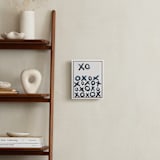 "XO Sol" - Art Print in Smoky Black by Michelle Owenby Design - In a Room