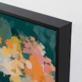 "The Midnight Garden 2" - Art Print in Emerald Teal by Parima Studio - Frame Close-up