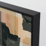 "Crossings 1" - Art Print in Peachy by Maja Cunningham - Frame Close-up