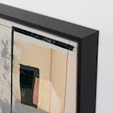 "Crossings 2" - Art Print in Peachy by Maja Cunningham - Frame Close-up