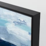 "Weight of Indigo Water" - Art Print in Indigo Blue by AlisonJerry - Frame Close-up