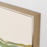 "Meadow Reverie" - Art Print in Fields by Black Botanic - Frame Close-up
