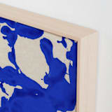 "Blue Ink Ocean" - Art Print in Ocean Blue by cyrille gulassa - Frame Close-up