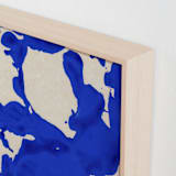 "Blue Ink Ocean" - Art Print in Ocean Blue by cyrille gulassa - Frame Close-up