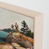 "No One Else" - Art Print in Ocean Blue by Jess Franks - Frame Close-up