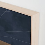 "Midnight in My Garden 2" - Art Print in Midnight Blue by Alicia Abla - Frame Close-up