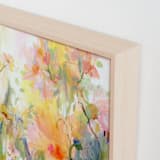 "Fanfare 2" - Art Print in Autumn Gold by Sonal Nathwani - Frame Close-up