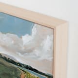 "Golden Hour" - Art Print in Olive by Lindsay Megahed - Frame Close-up