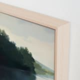 "Touching Water 1" - Art Print in Calm Water by Stephanie Goos Johnson - Frame Close-up