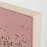 "I'm Sorry for What I Said When I Was Hangry" - Art Print in Rose by Marcy Parks - Frame Close-up