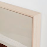 "Burgundy Seascape Diptych 2" - Art Print in Burgundy by Caryn Owen - Frame Close-up