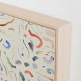 "Messy" - Art Print in Sample by Sumak Studio - Frame Close-up