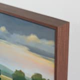 "Bright and Early 3" - Art Print in Field by Stephanie Goos Johnson - Frame Close-up