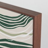 "If You Look Closely 1" - Art Print in Forest by Maja Cunningham - Frame Close-up