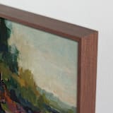 "Lagoon 1" - Art Print in Lagoon by Wendy Keller - Frame Close-up