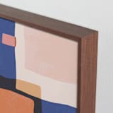"Provence Abstract No. 2" - Art Print in ultra marine by Pippa Shaw - Frame Close-up